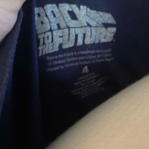 Torrid size 4 Back to the Future Navy Slim Fit Tee - Picture 8 of 9
